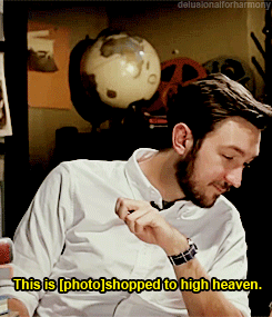 Man In White Shirt Saying This Is Photo Shopped To High Heaven GIF