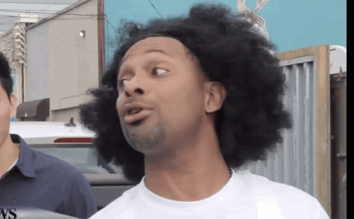 Man In White Shirt Saying VS GIF