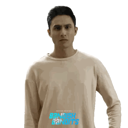 Man in White Shirt Standing by Com Sign