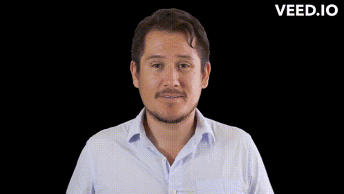 Man in White Shirt veed.io