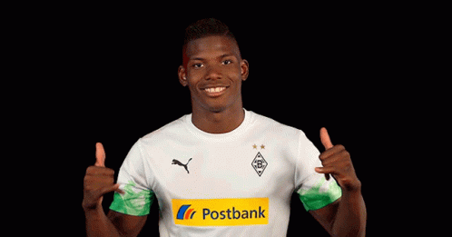 Man In White Shirt With Postbank Logo GIF
