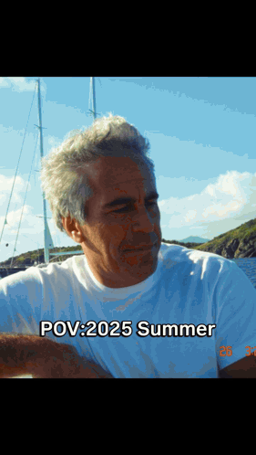 Man in White Shirt with Pov 2025 Summer