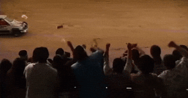 Man In White Sweater Making Funny Face GIF