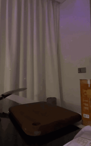 Man In White Tees Pointing Chef Knife GIF