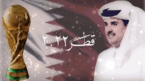 Man In White Turban Next To Soccer Ball GIF