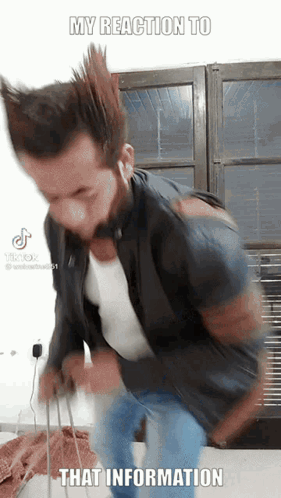 Man in Wolverine Costume Jumping