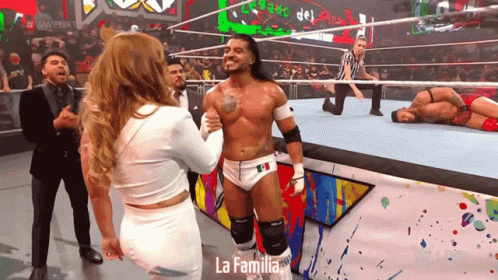 Man In Wrestling Ring La Familia GIF