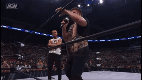 Man In Wrestling Ring Shake It Off You Bland Bitch GIF