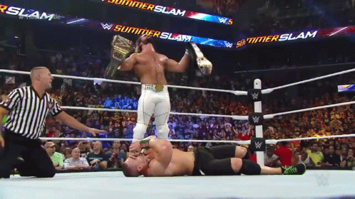 Man in Wrestling Ring Summer Slam