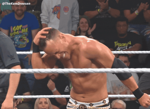 Man In Wrestling Ring Wearing I Got You Shirt GIF