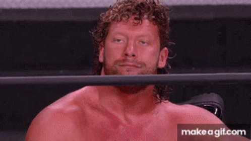 Man in Wrestling Ring with Make a Git.com Button