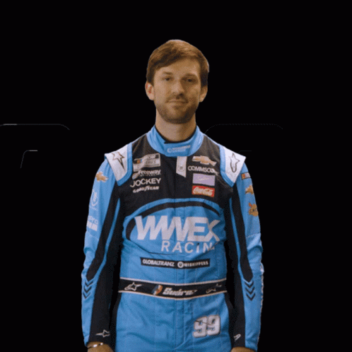 Man in Wwex Racing Uniform