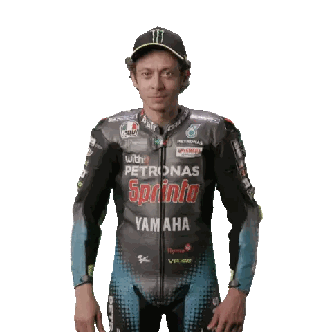 Man in Yamaha Racing Suit