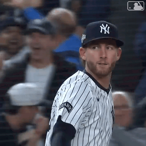 Man in Yankees Uniform