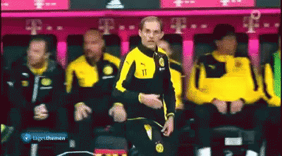 Man In Yellow And Black Jersey Number 11 GIF
