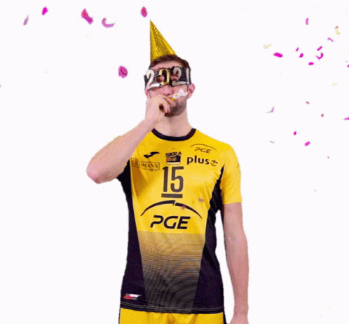 Man in Yellow and Black PGE Jersey