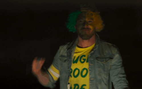 Man in Yellow and Green Shirt Igg