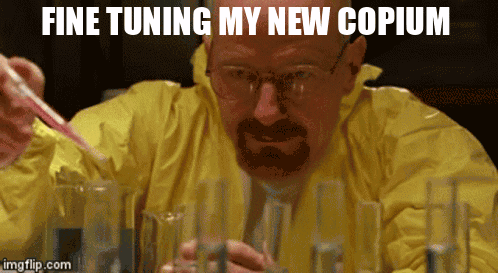 Man in Yellow Jacket Fine Tuning My New Copium