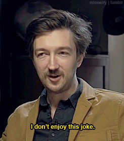 Man In Yellow Jacket I Don't Enjoy This Joke GIF