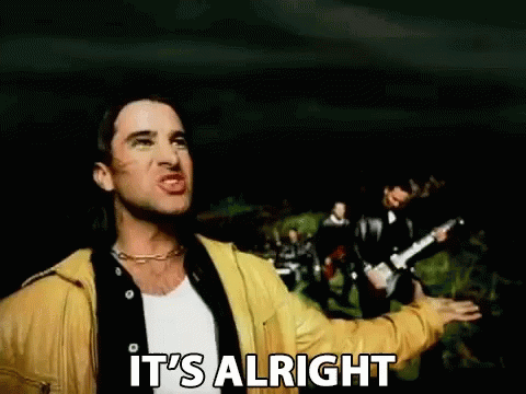 Man in Yellow Jacket Saying It's Alright
