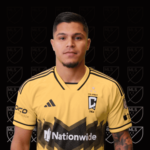 Man In Yellow Jersey Saying Nationwide GIF