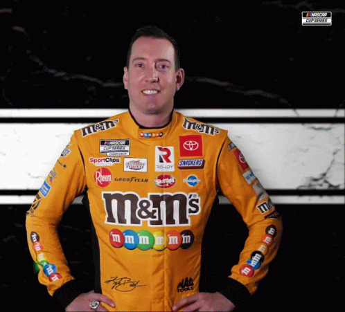 Man in Yellow M&M's Jacket
