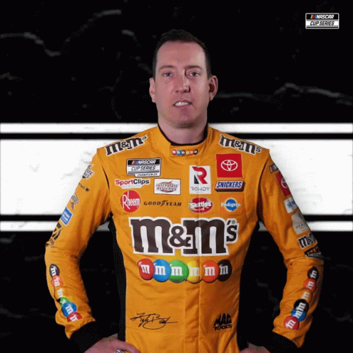 Man in Yellow M&M's Shirt