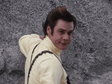 Man in Yellow Shirt and Suspenders