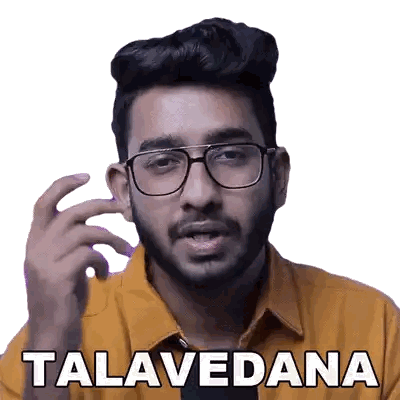 Man in Yellow Shirt with Talavedana on Face