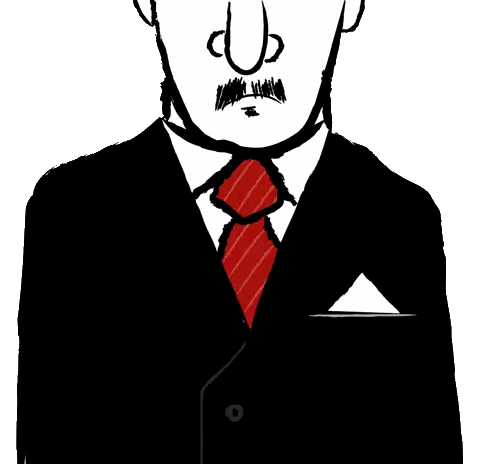 Man in Yellow Suit and Pink Tie