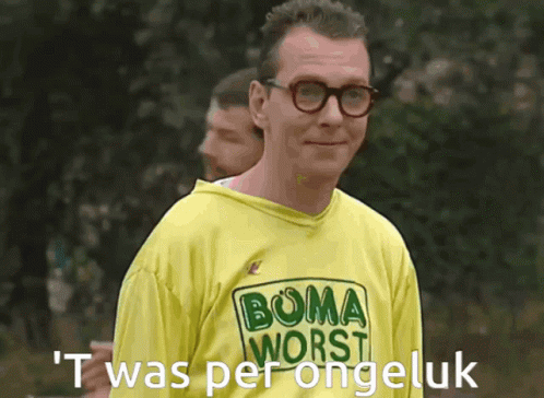 Man in Yellow T-Shirt Says Boma Worst