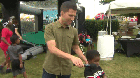 Man Interview A Kid GIF