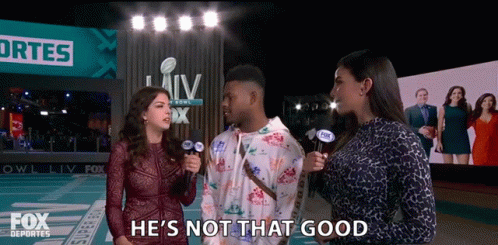 Man Interviewed By Two Fox Reporters GIF