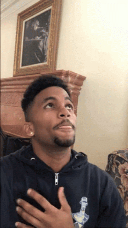 Man Is Believe And Praise God GIF
