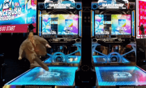 Man Jumping Dance Rush Stardom GIF