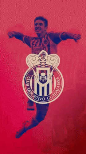 Man Jumping in Front of Guadalajara Crest