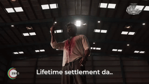 Man Jumping Lifetime Settlement Da GIF
