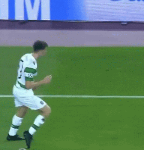 Man Kicking Soccer Ball GIF