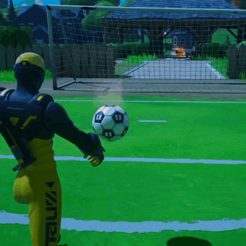 Man Kicking Soccer Ball Number 13
