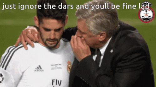 Man Kissing Man Just Ignore the Dars and You'll Be Fine Laid