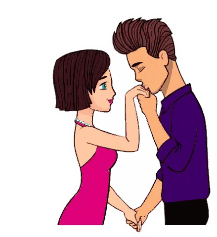 Man Kissing Woman's Hand