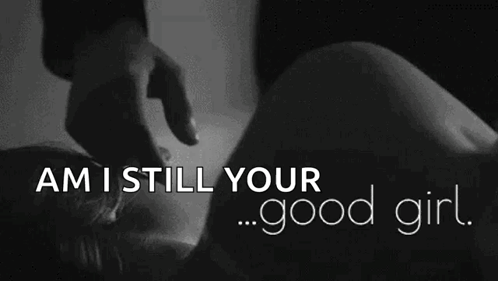 Man Kissing Woman With Am I Still Your Good Girl
