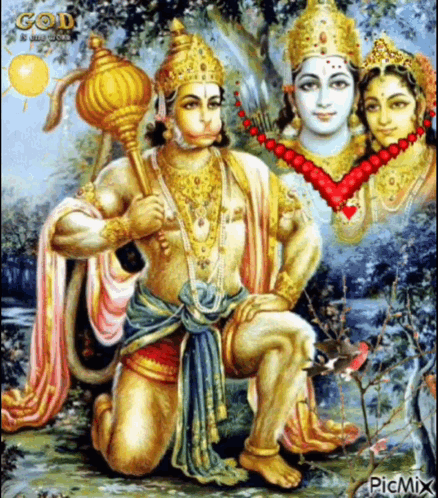 Man Kneeling With Hammer And Woman Holding Necklace GIF