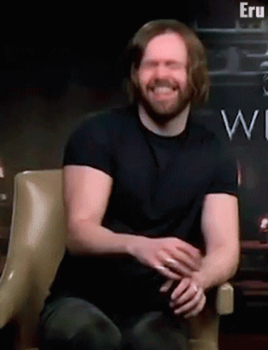 Man Laughing Joey Batey Press Conference GIF