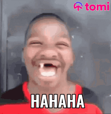 Man Laughing with Hahaha