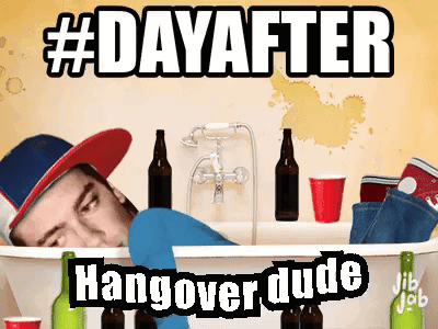 Man Laying in Bathtub Surrounded by Beer
