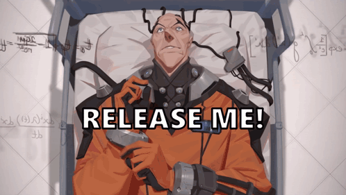 Man Laying in Bed Release Me