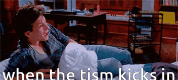 Man Laying on Bed When the Tism Kicks In