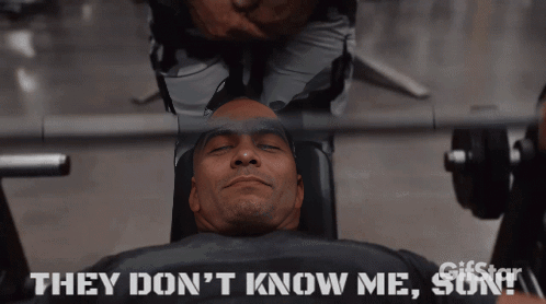 Man Laying On Bench They Don't Know Me Son GIF