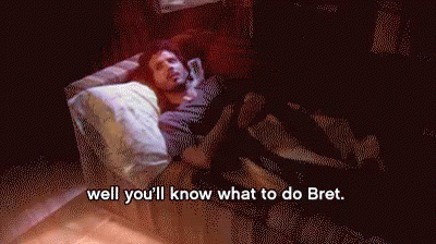 Man Laying on Couch Saying Well Youll Know What To Do Bret
